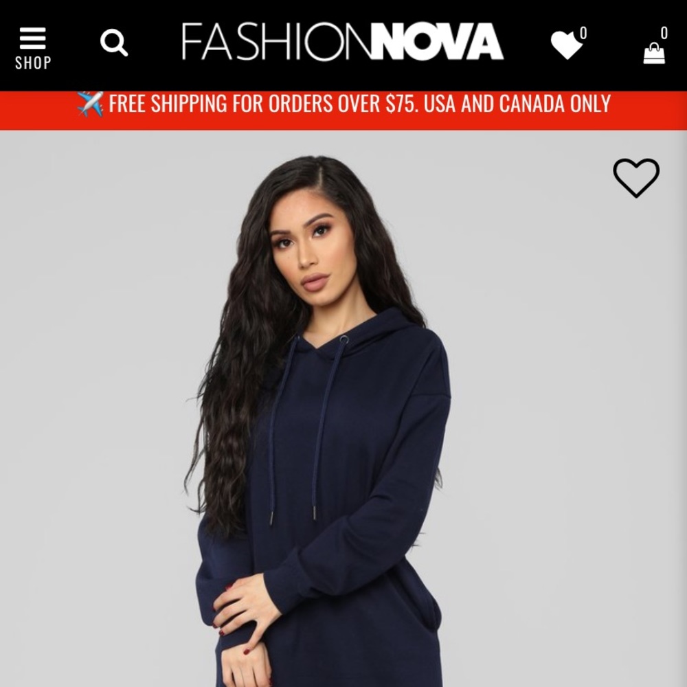 Fashion Nova Pull Over Sweater Dress